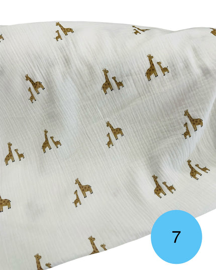 Mussola Doppia Garza Fantasia