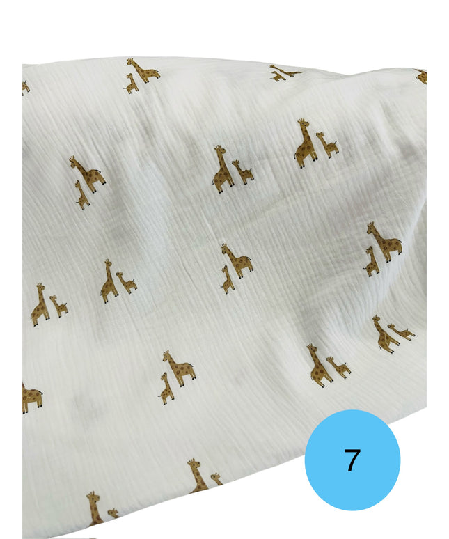 Mussola Doppia Garza Fantasia