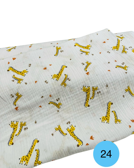 Mussola Doppia Garza Fantasia