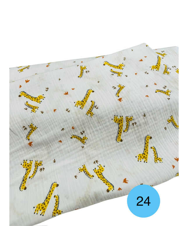 Mussola Doppia Garza Fantasia