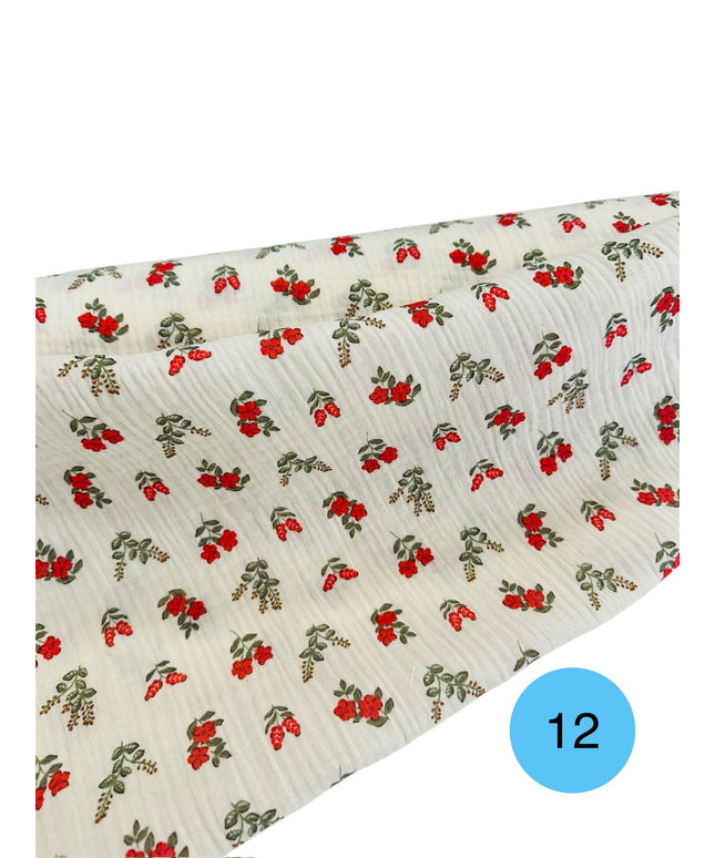 Mussola Doppia Garza Fantasia