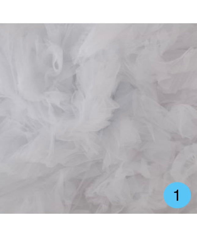 Tulle Rouches Couture H.150 cm