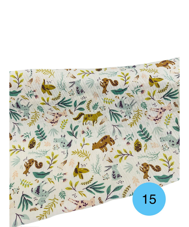 Mussola Doppia Garza Fantasia