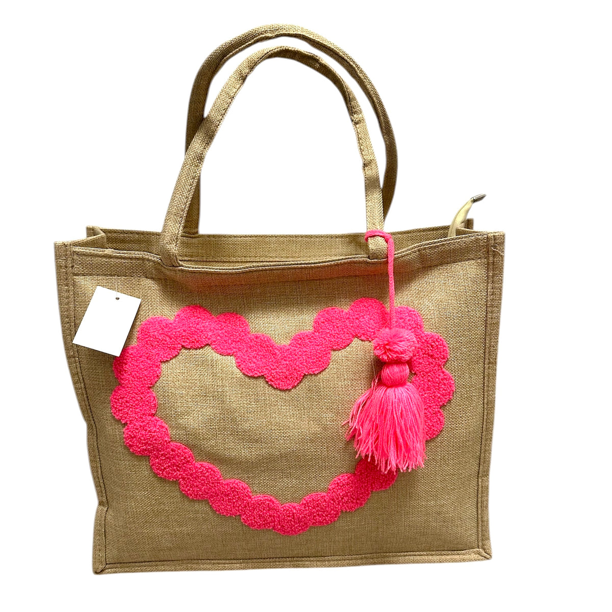 Borsa juta cuore