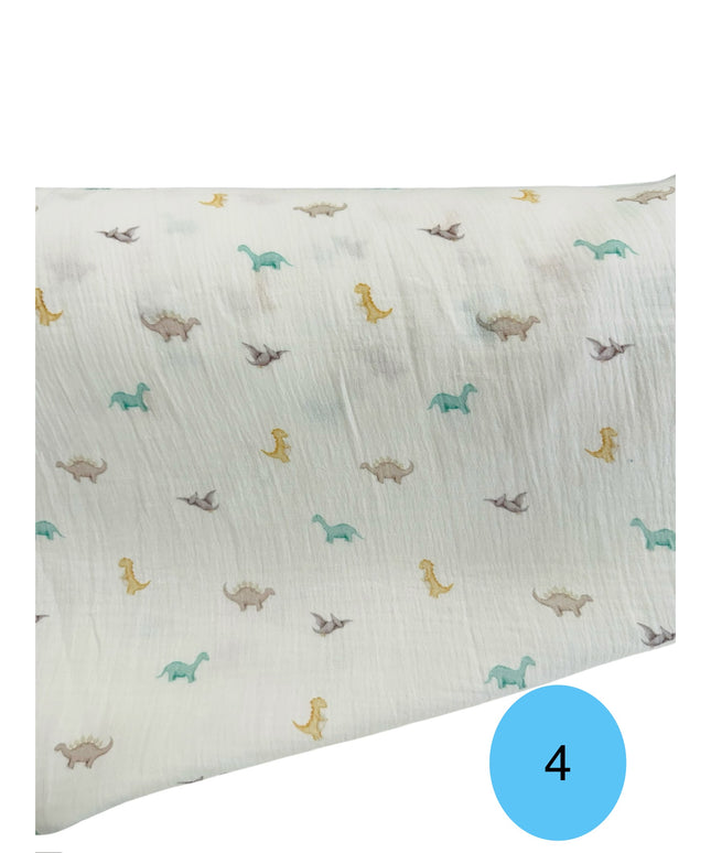 Mussola Doppia Garza Fantasia