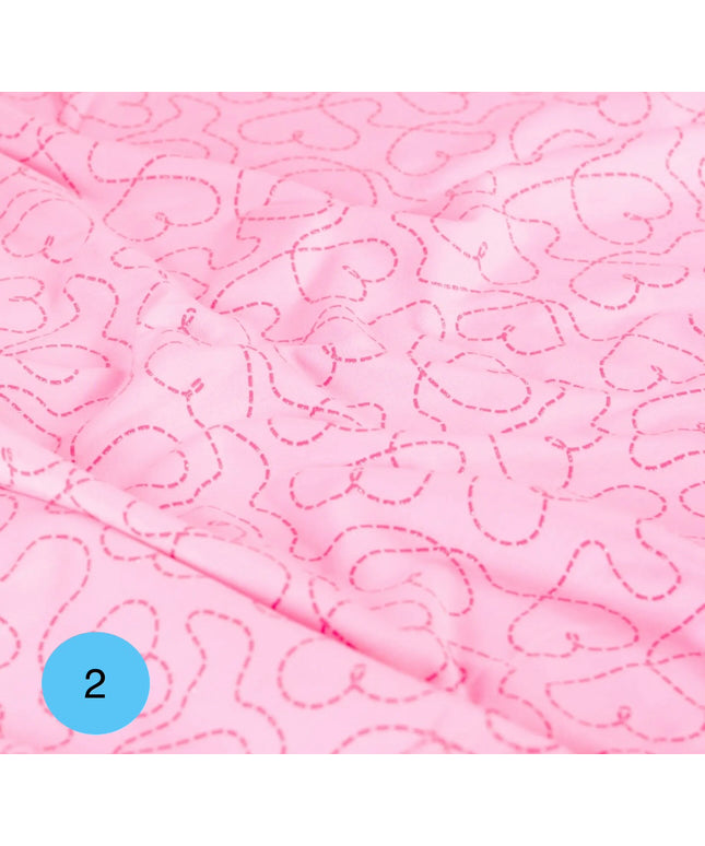 Jersey lurex Pink Glam