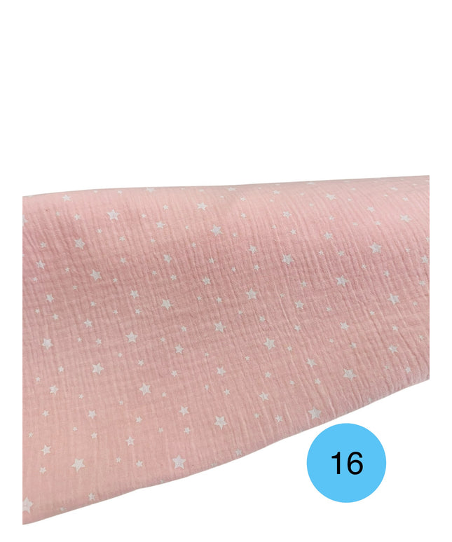 Mussola Doppia Garza Fantasia