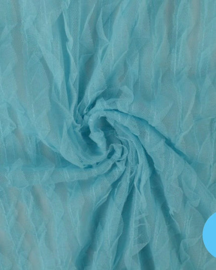 Tulle Plissé Volant H.150 cm
