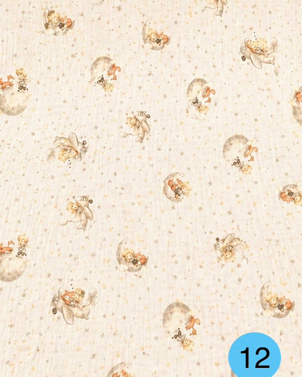 Mussola doppia garza fantasia baby