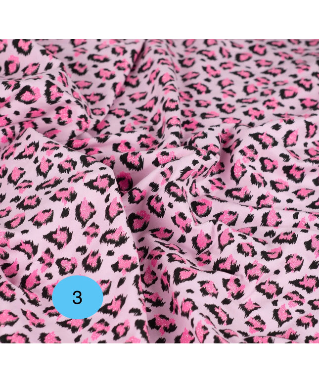Jersey lurex Pink Glam
