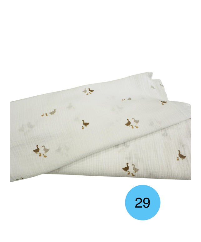 Mussola Doppia Garza Fantasia