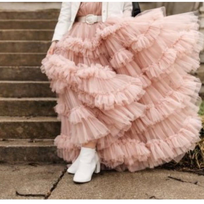 Tulle Rouches Couture H.150 cm