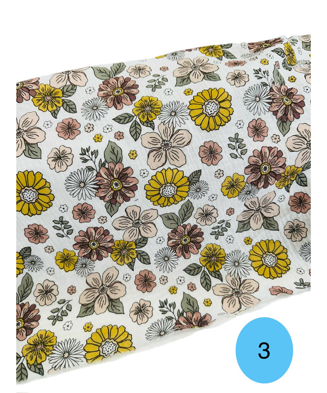 Mussola Doppia Garza Fantasia