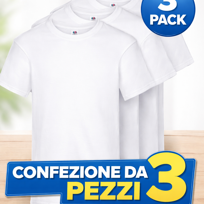 T-Shirt Basic Manica Corta – Set da 3