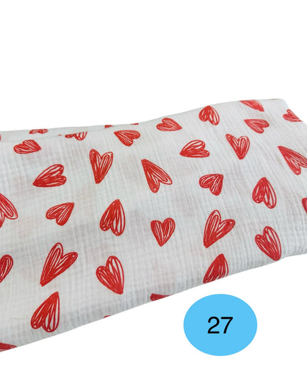 Mussola Doppia Garza Fantasia