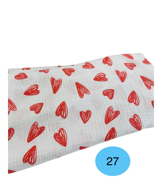 Mussola Doppia Garza Fantasia