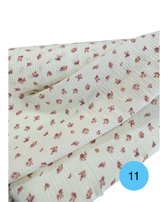 Mussola Doppia Garza Fantasia