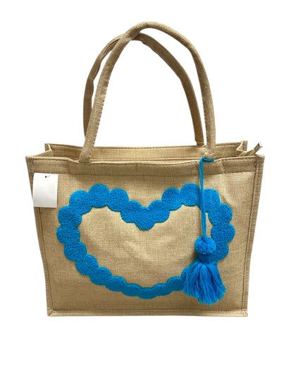 Borsa juta cuore