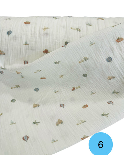 Mussola Doppia Garza Fantasia