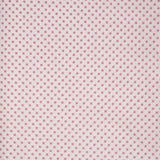 Fondo Bianco Pois Rosa Antico