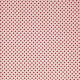 Fondo Bianco Pois Rosso