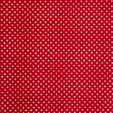 Fondo Rosso Pois Bianco