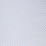 Fondo Bianco Pois Celeste