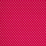 Fondo Fuxia Pois Bianco