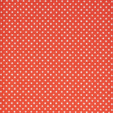 Fondo Arancio Pois Bianco